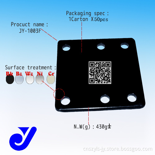 Metal Fittings for Caster Fastening (JY-1003F)